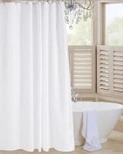 Polyester Shower Curtain White