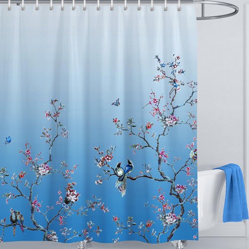 Shower curtains ombre - shower, blue
