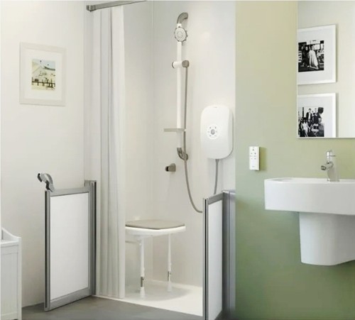 Akw standard white shower - white,