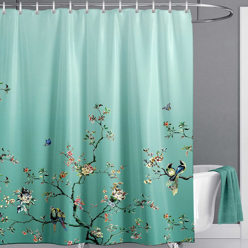 Ombre green bird - ombre, extra