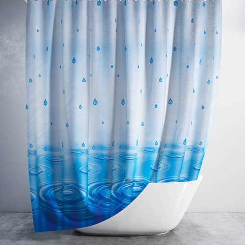 Bathroom fabric shower - shower, curtain