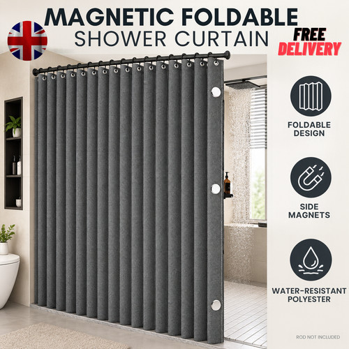 Magnetic foldable shower - foldable,