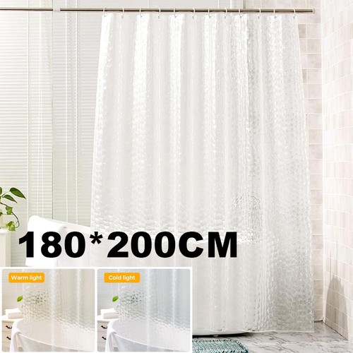 Shower curtain clear - 3d,