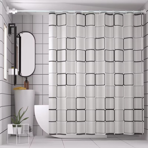Extra long fabric shower - fabric,