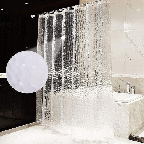 Clear eva shower curtain with - eva,