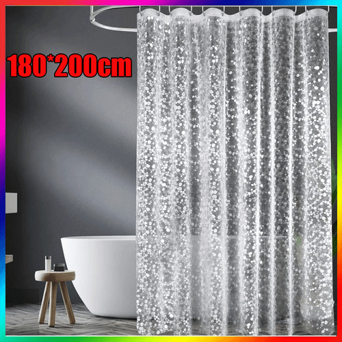 Eva diamond shower curtain - 3d,